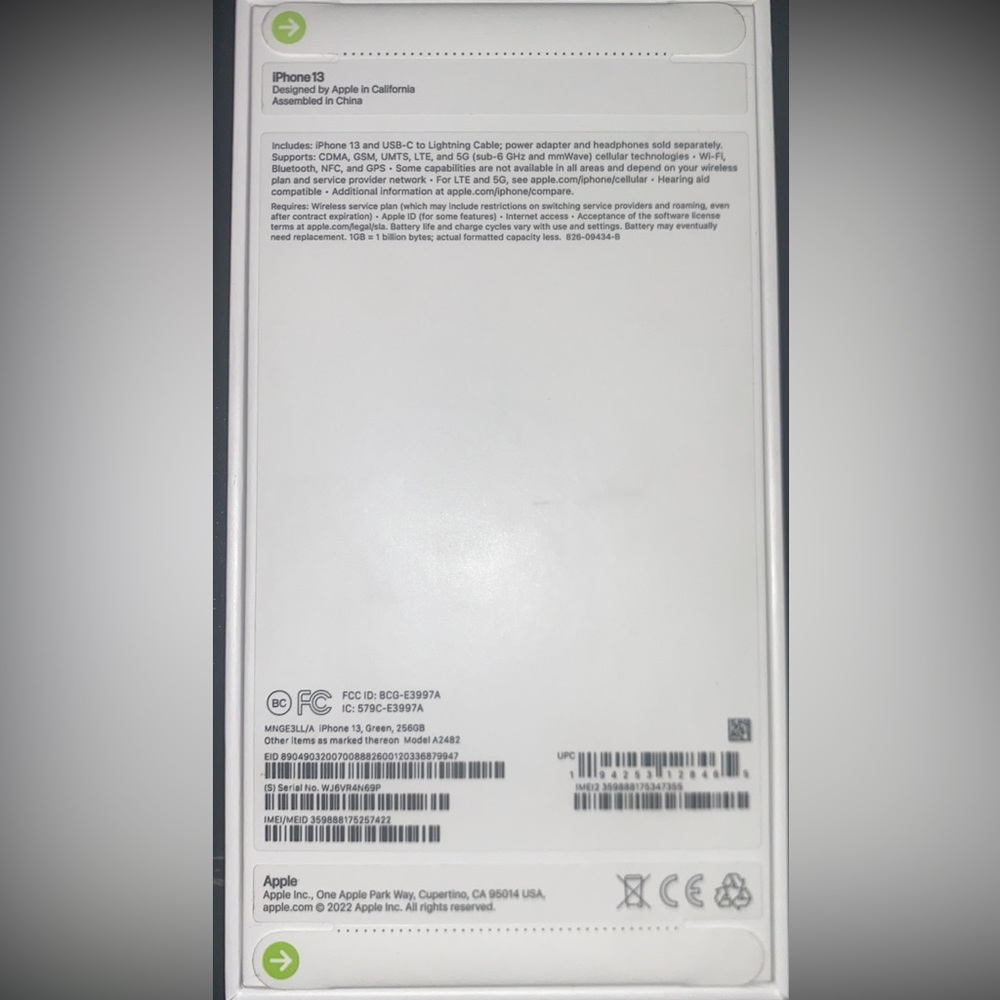 iPhone 13 256gb